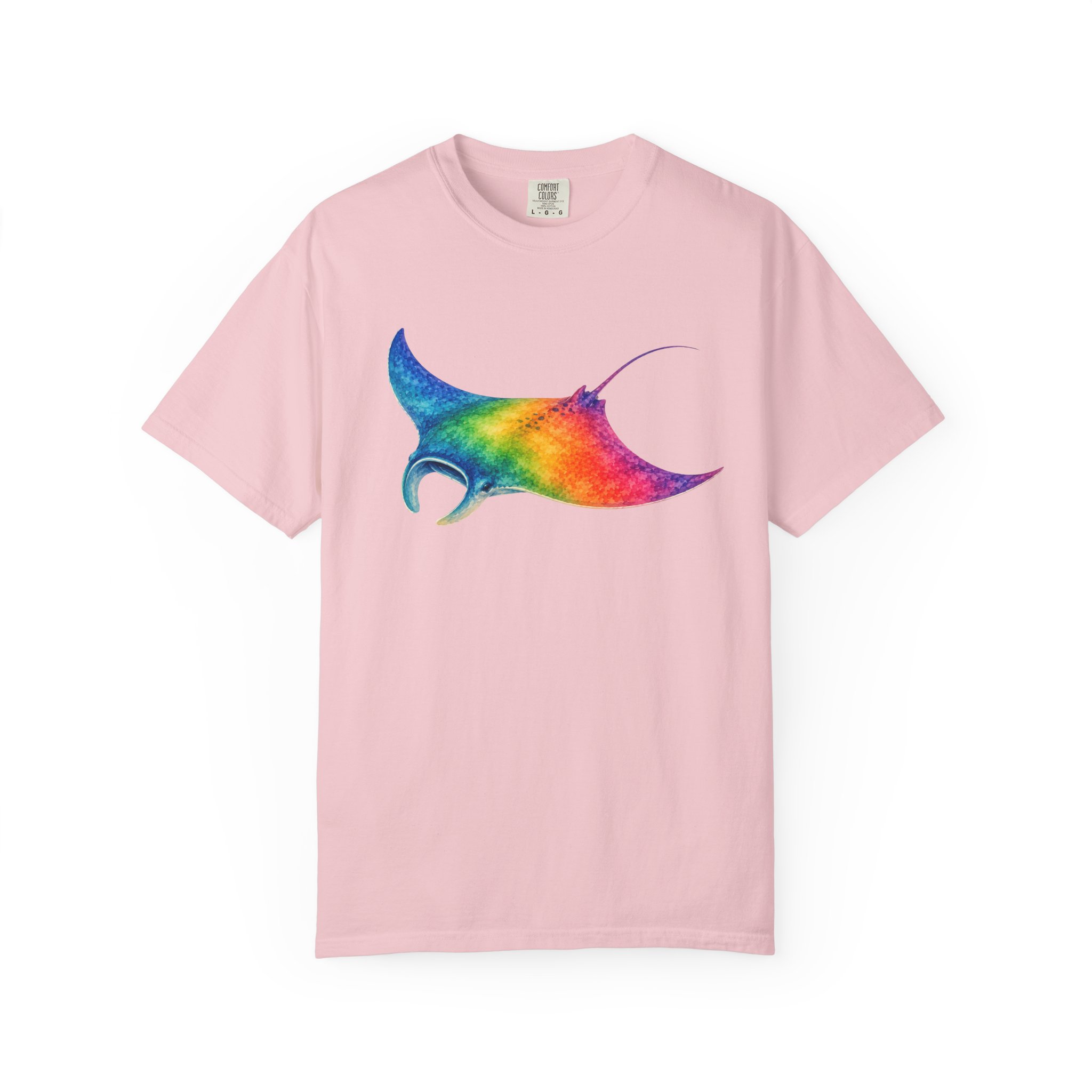 Rainbow Manta Ray Tee - Image 7