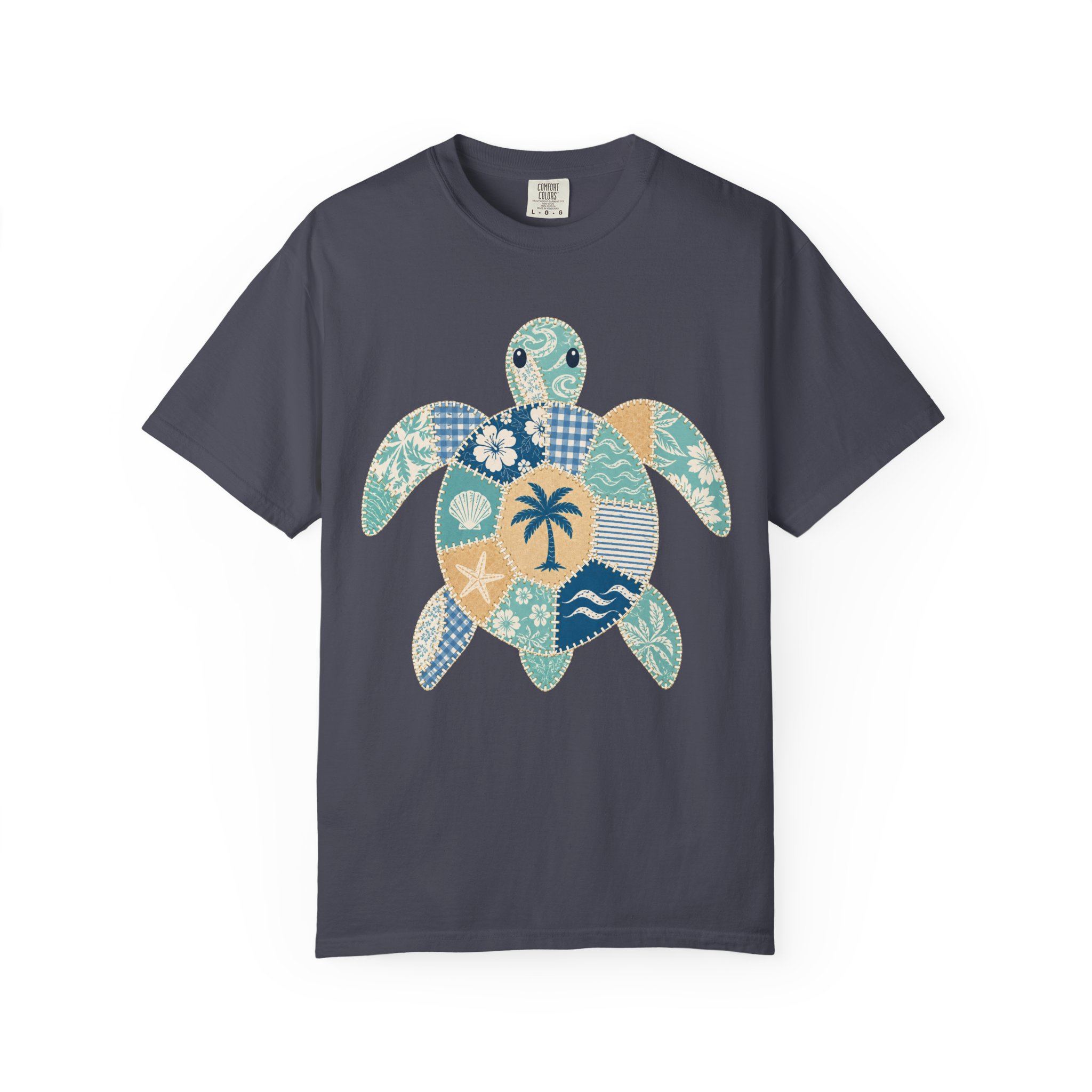Patchwork Sea Turtle Tee - Image 11