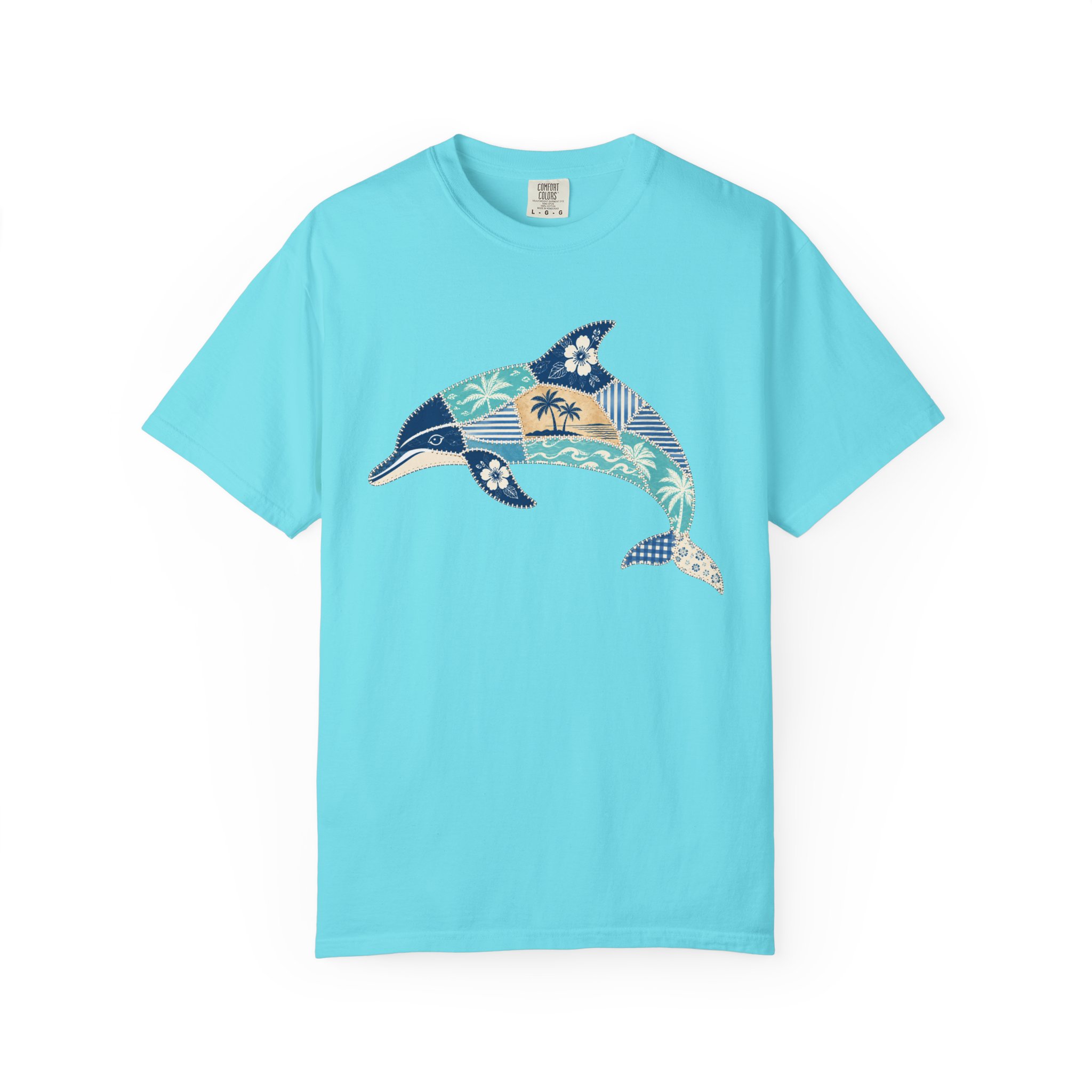 Patchwork Dolphin Tee - Image 6