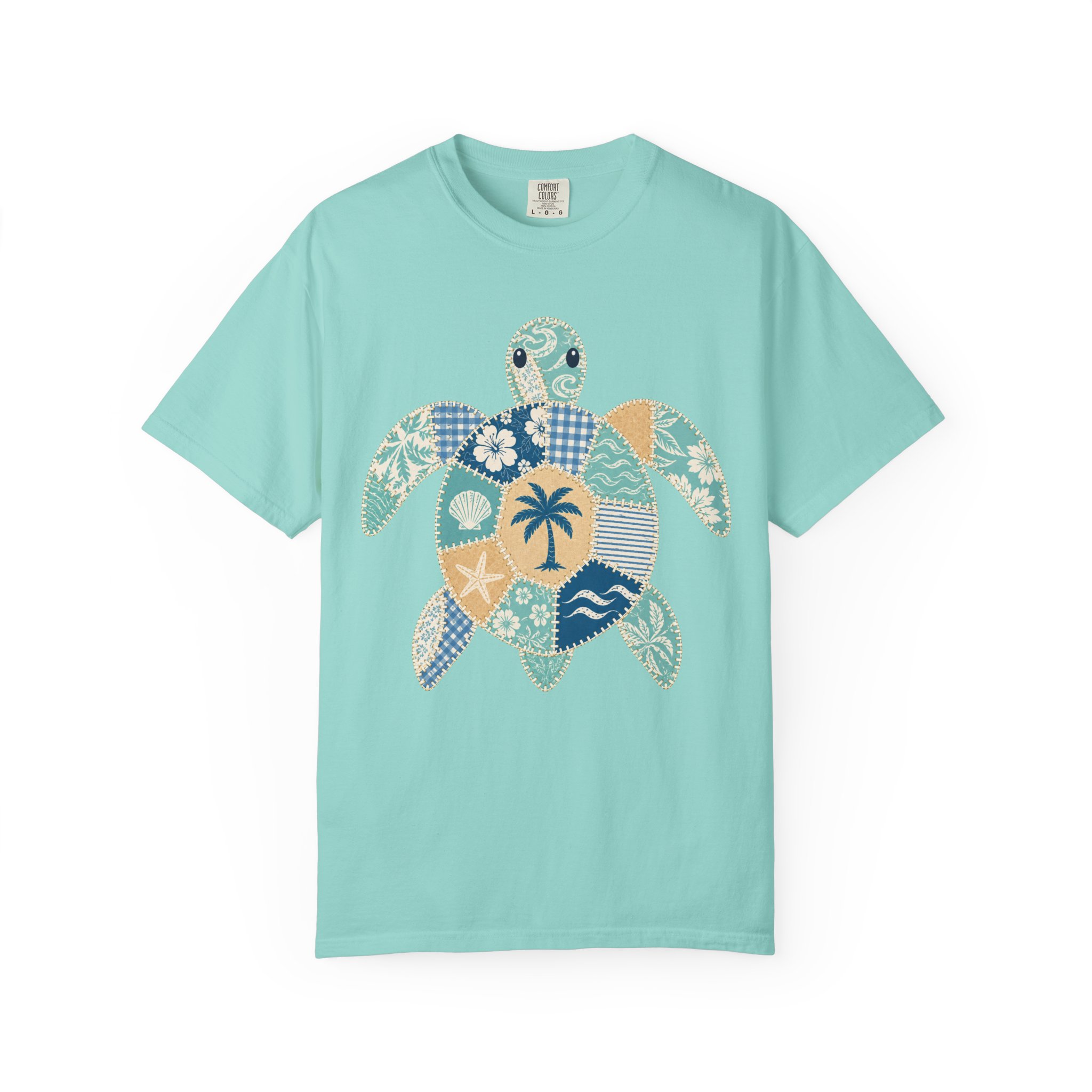 Patchwork Sea Turtle Tee - Image 5