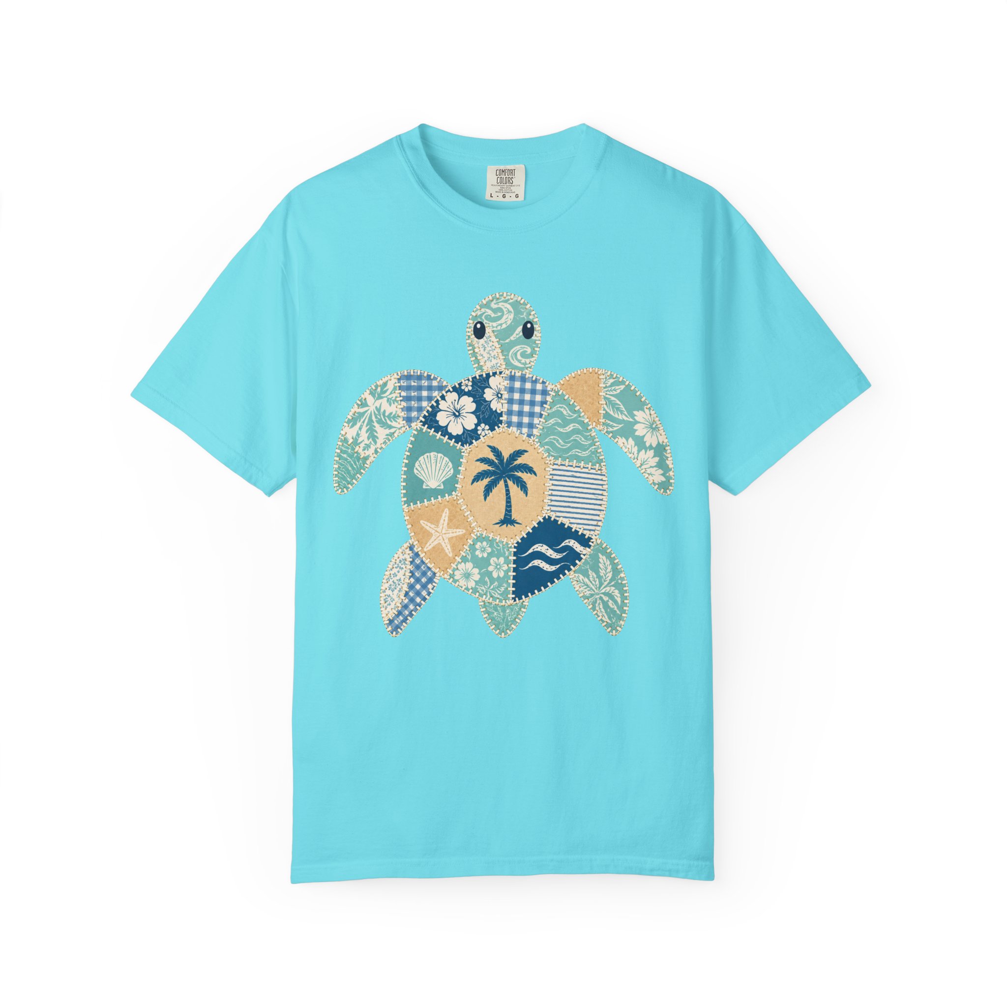 Patchwork Sea Turtle Tee - Image 6