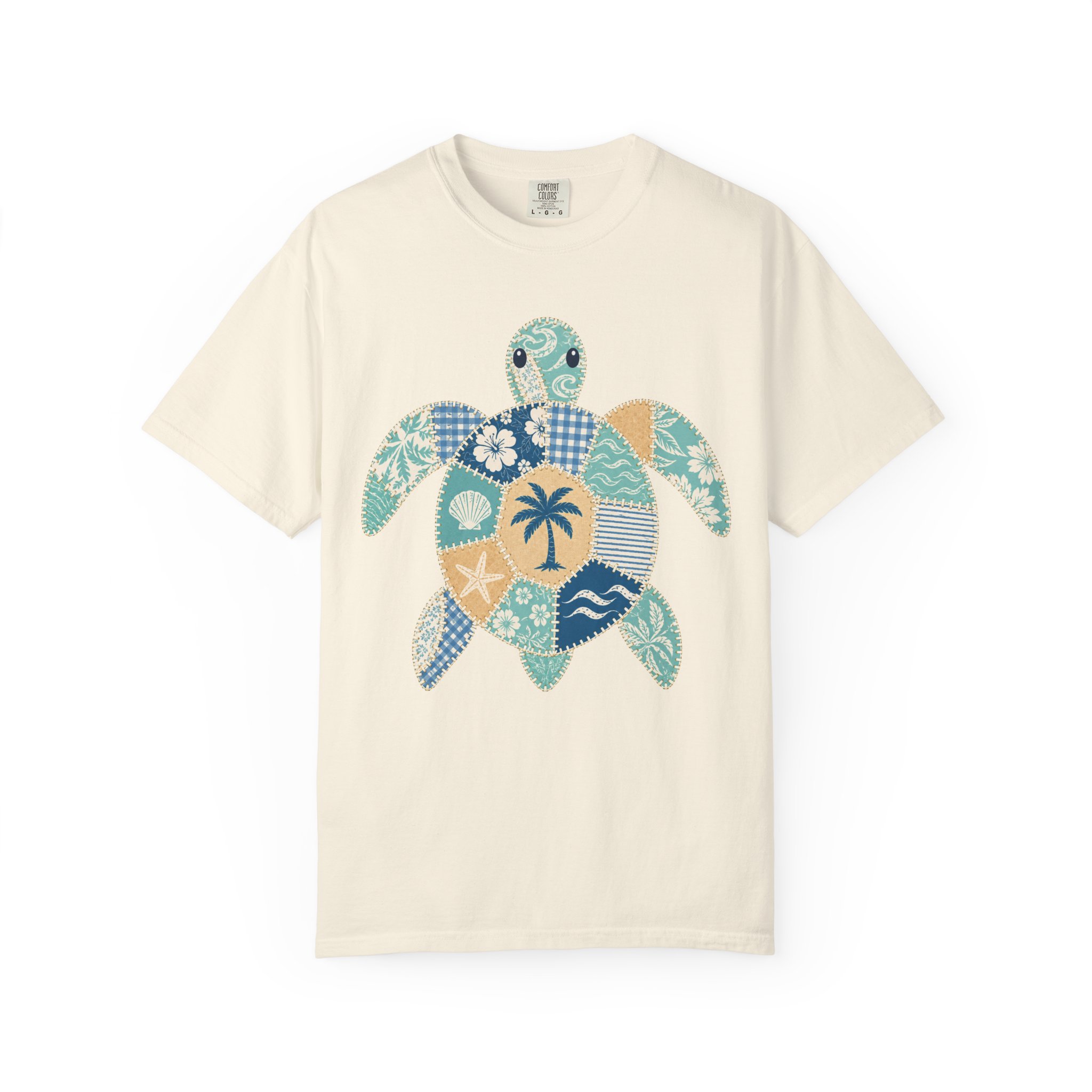 Patchwork Sea Turtle Tee - Image 8