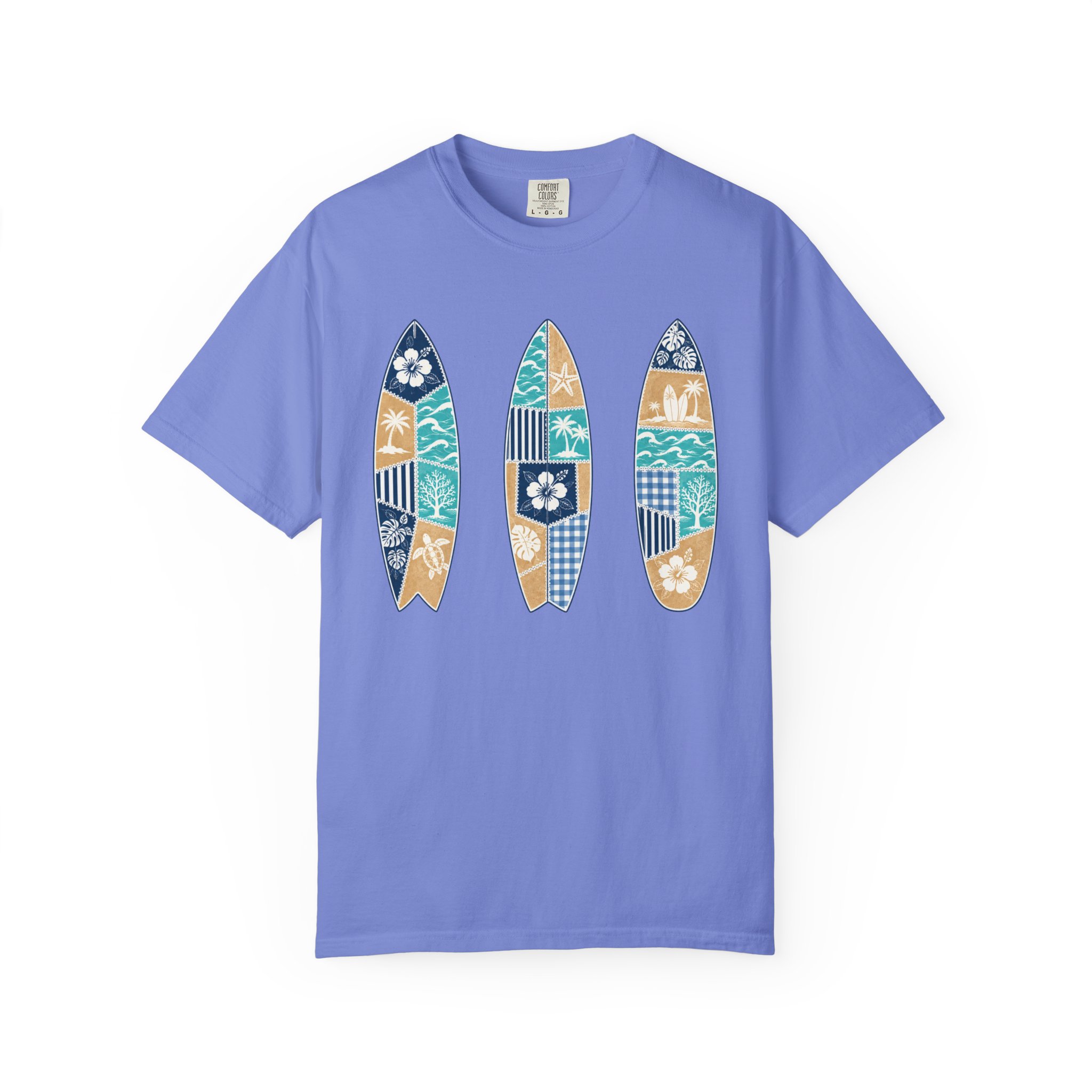 Patchwork Surfboards Tee - Image 9