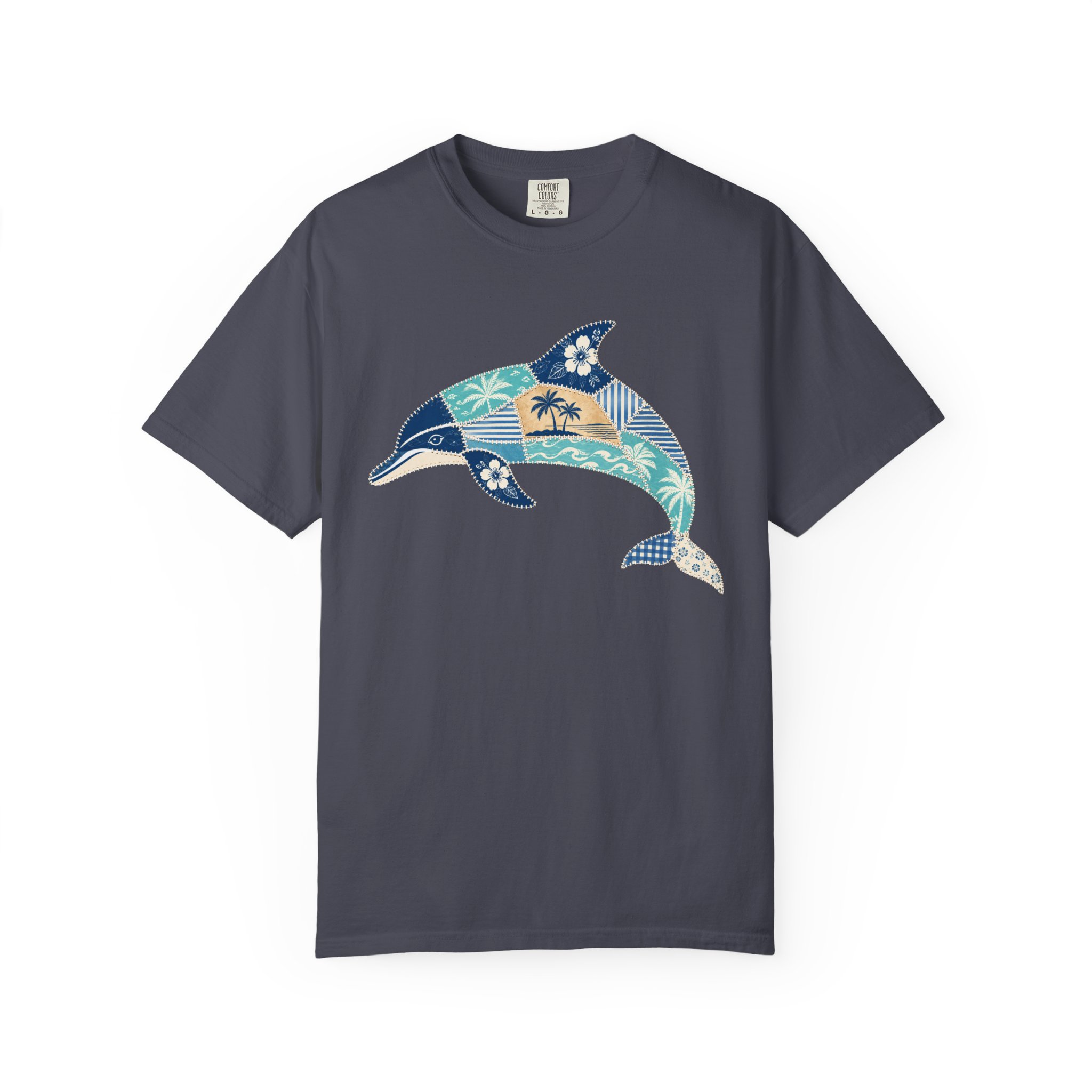 Patchwork Dolphin Tee - Image 11