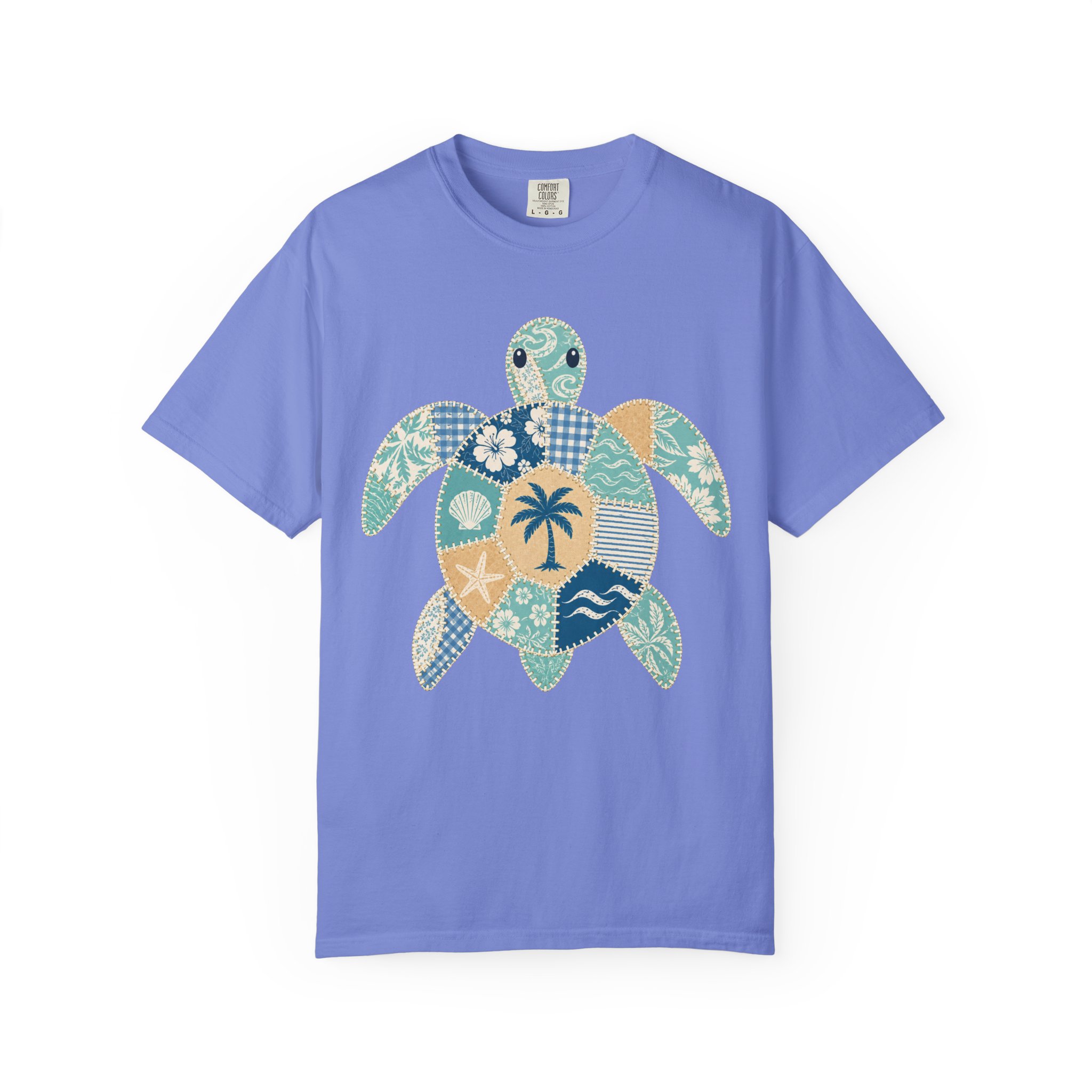 Patchwork Sea Turtle Tee - Image 9
