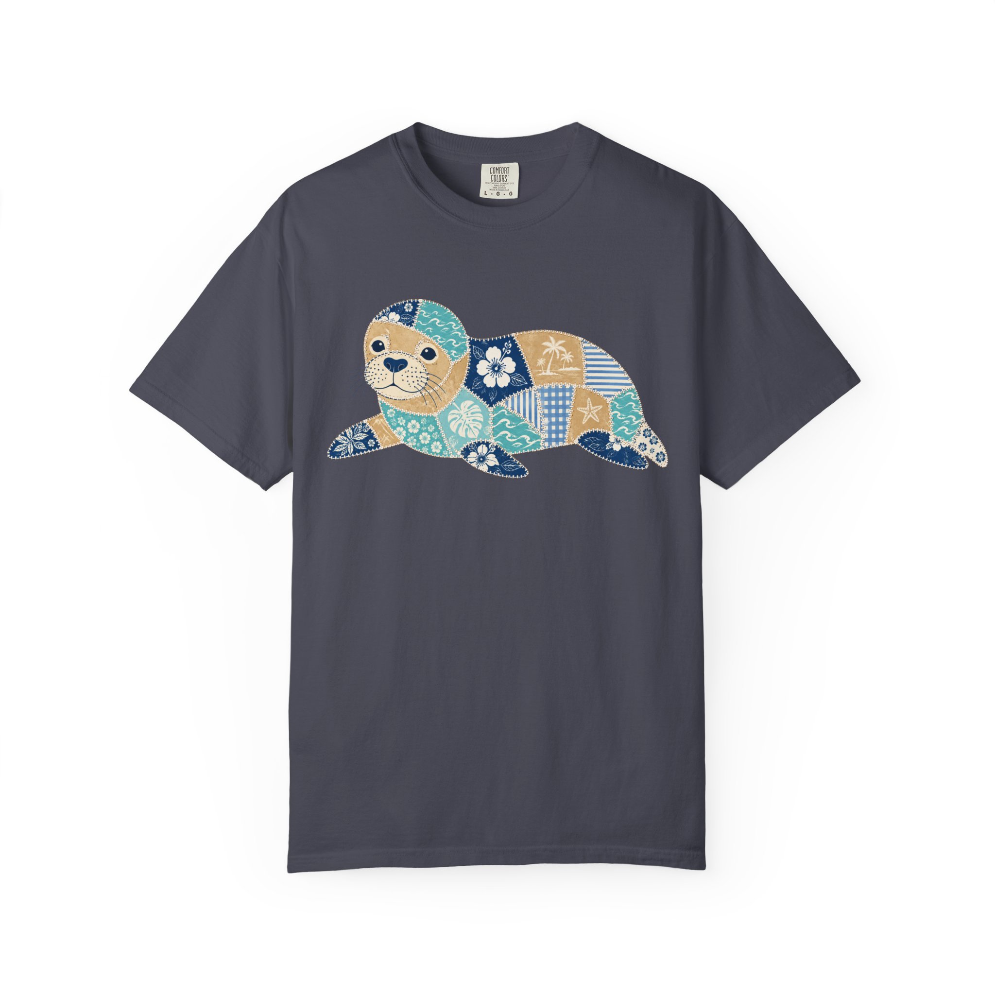 Patchwork Monk Seal Tee - Image 11