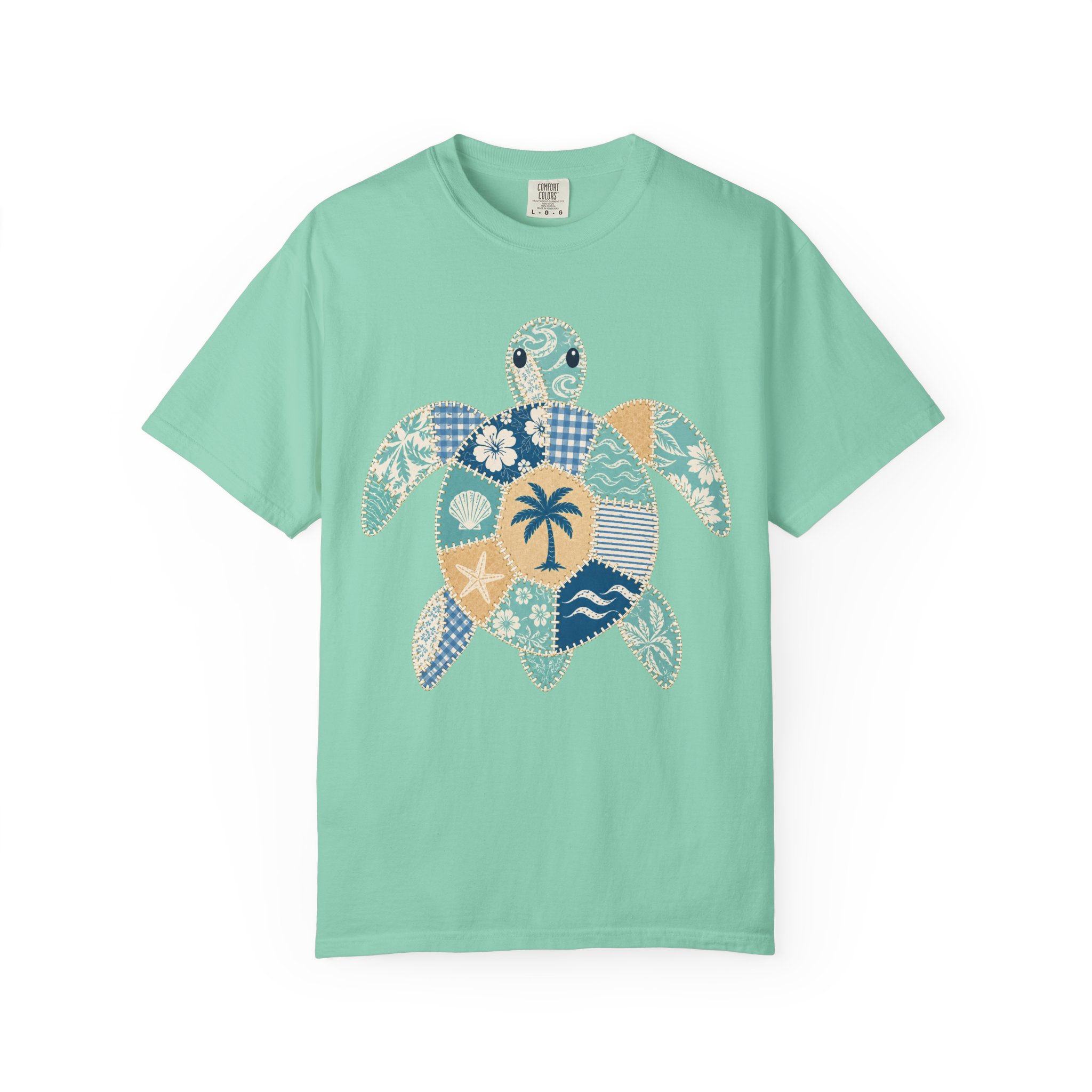 Patchwork Sea Turtle Tee - Image 4