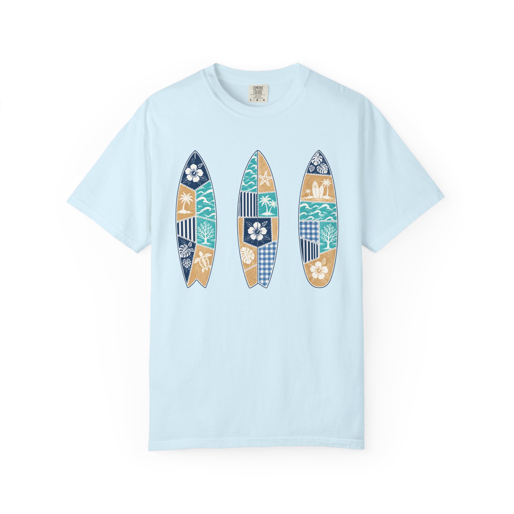Patchwork Surfboards Tee - Image 7