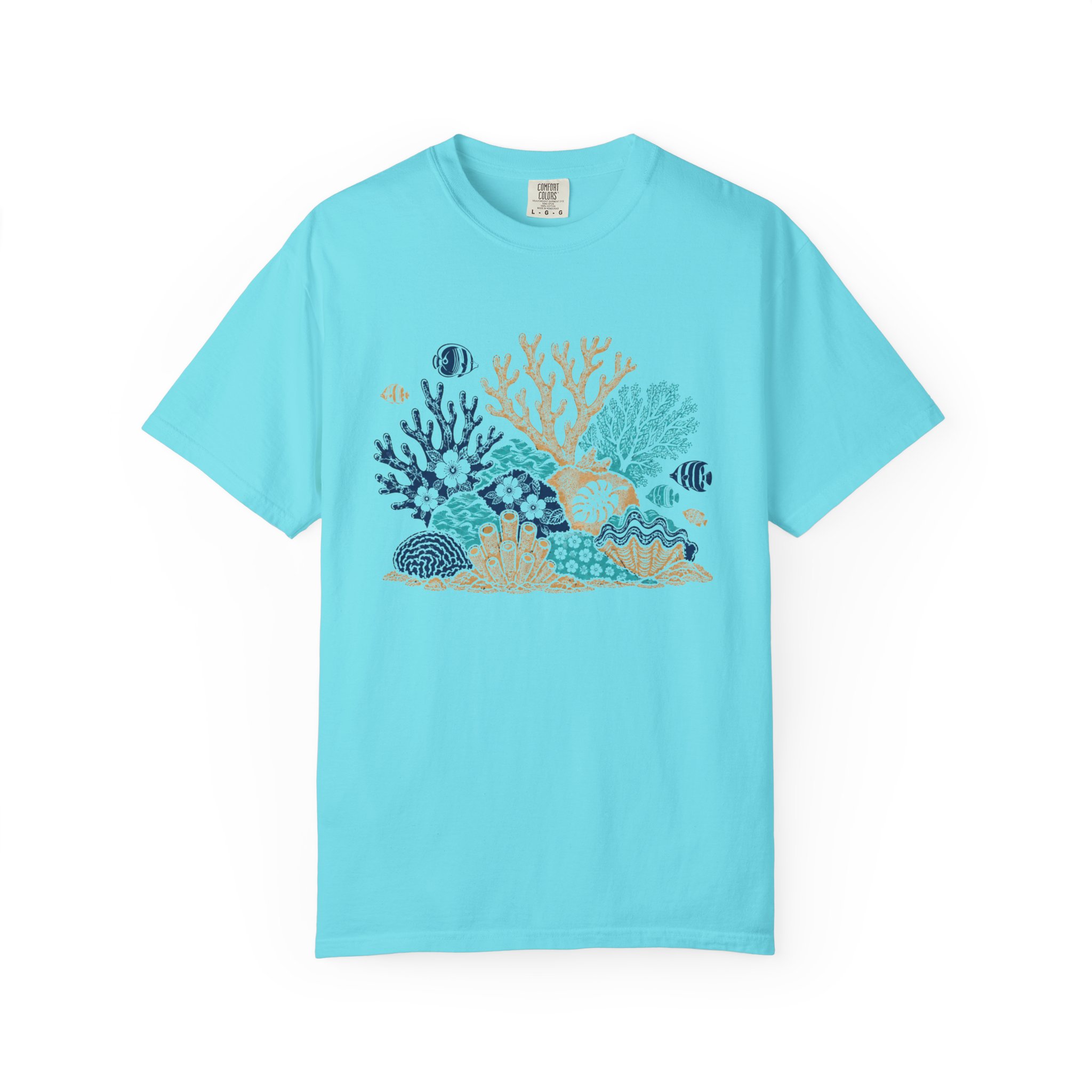 Patchwork Coral Reef Tee - Image 5