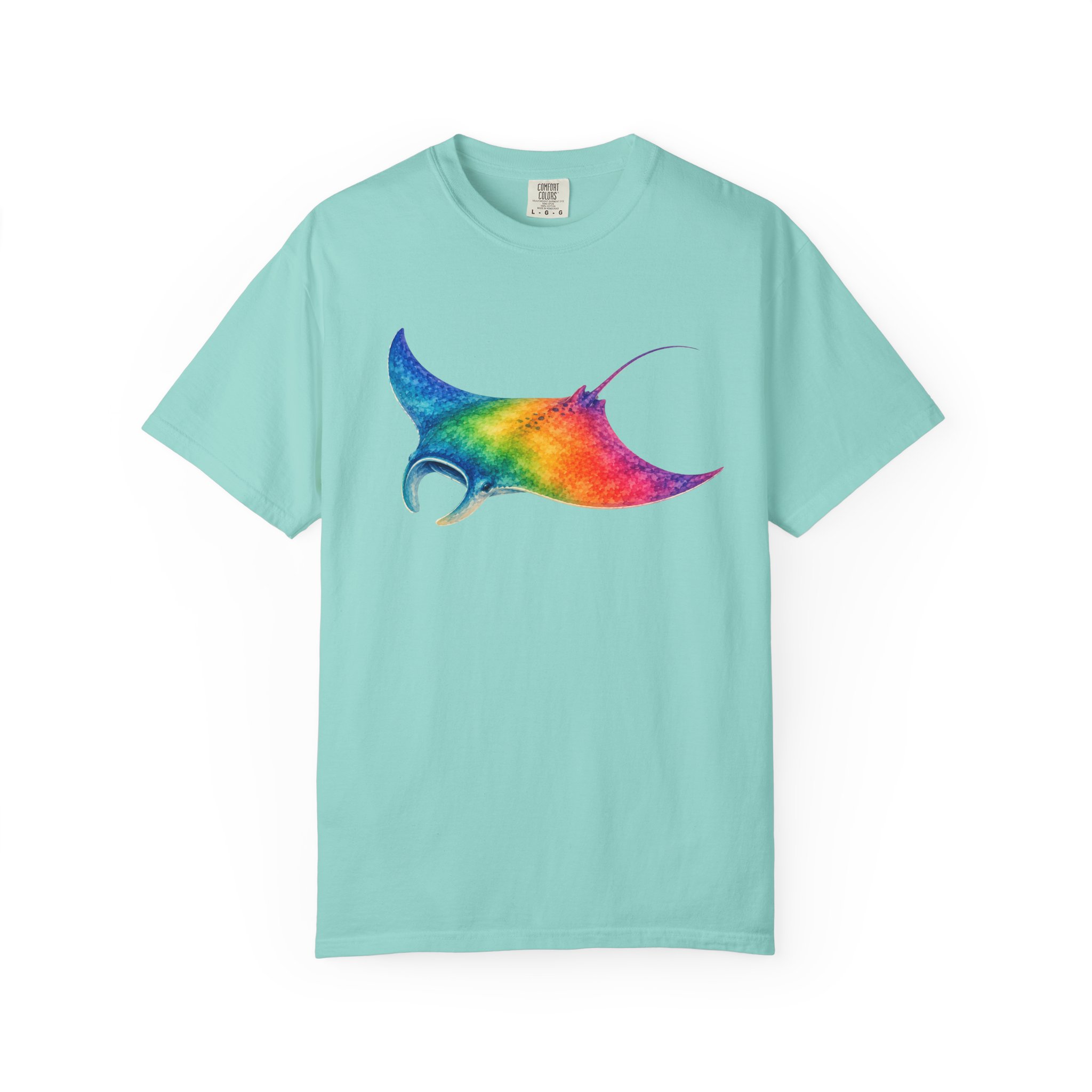 Rainbow Manta Ray Tee - Image 3