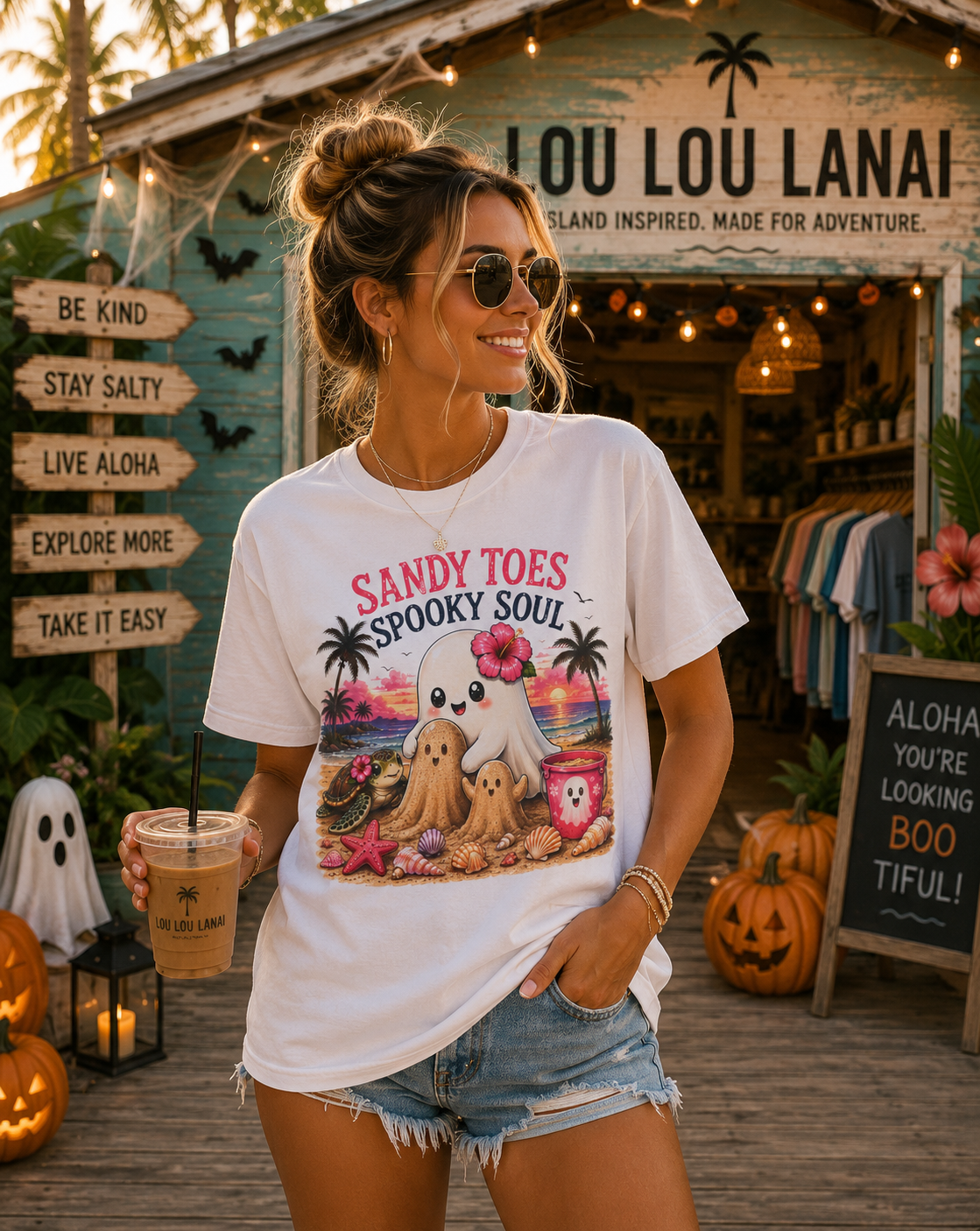 Sandy Toes Spooky Soul Tee