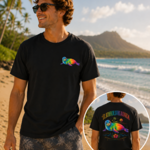 Rainbow Monk Seal Tee