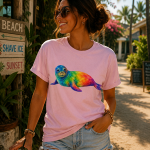 Tie-Dye Seal Tee
