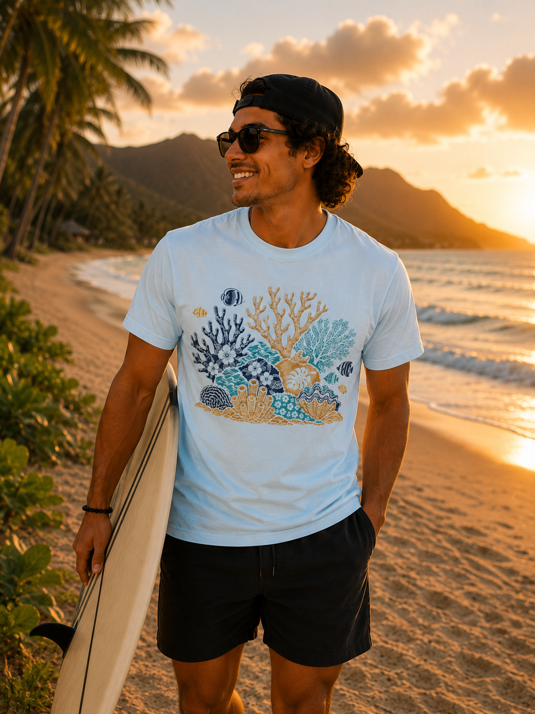 Patchwork Coral Reef Tee