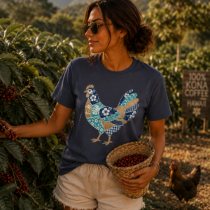 Patchwork Hen Tee