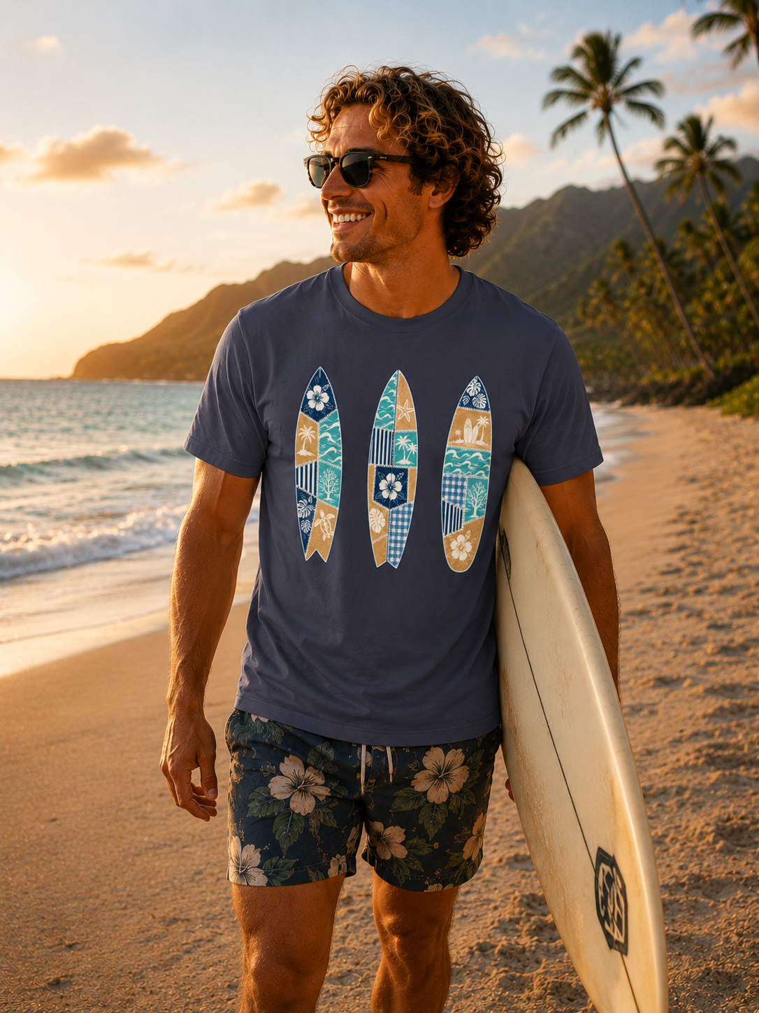 Patchwork Surfboards Tee