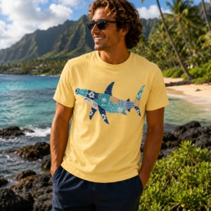 Patchwork Hammerhead Shark Tee