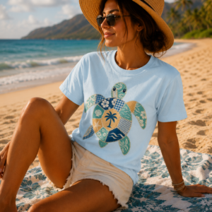 Patchwork Sea Turtle Tee