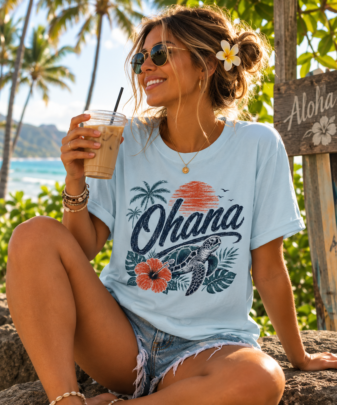 Ohana Sea Turtle Tee