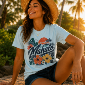 Mahalo Sunset Tee