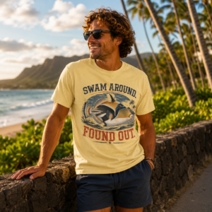 Swam Around Found Out Tee