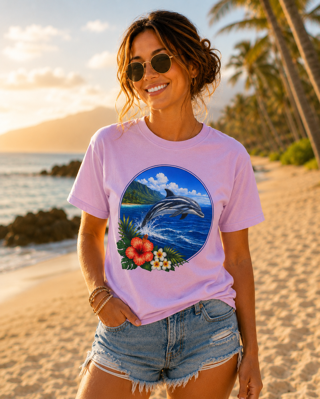 Spinner Dolphin Tee