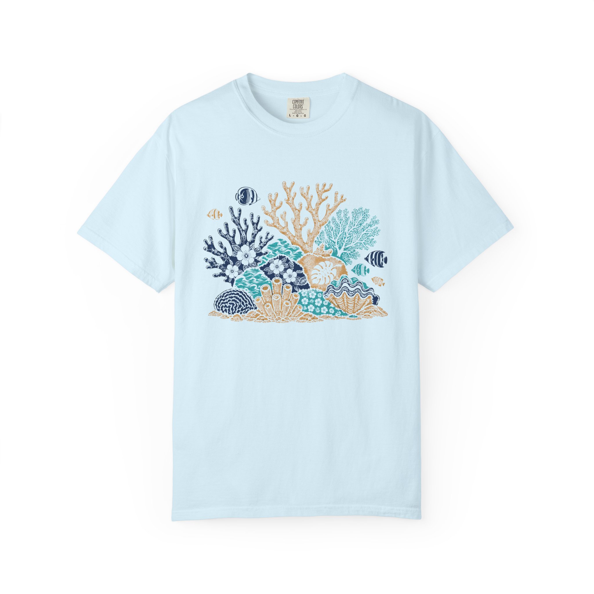 Patchwork Coral Reef Tee - Image 6