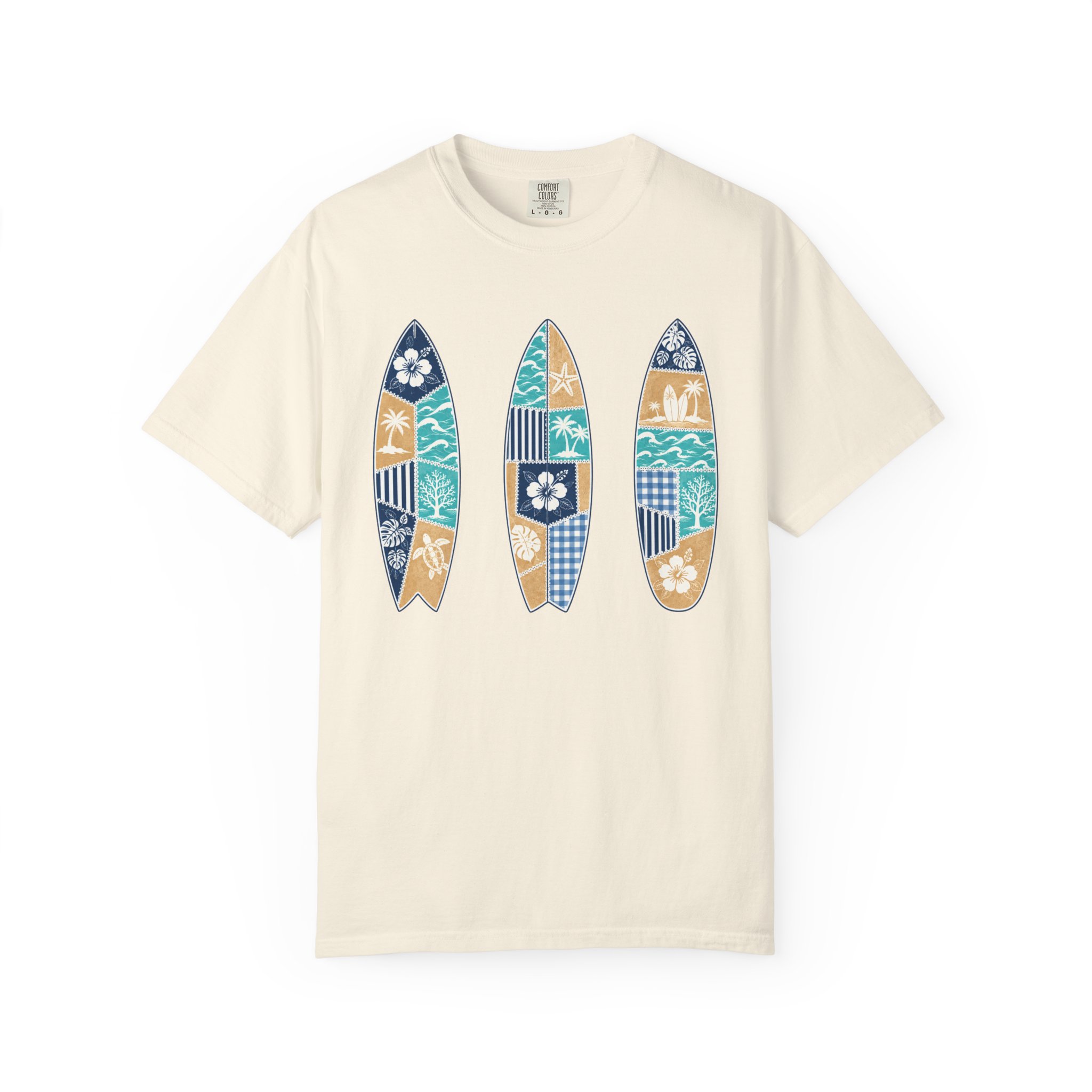 Patchwork Surfboards Tee - Image 8