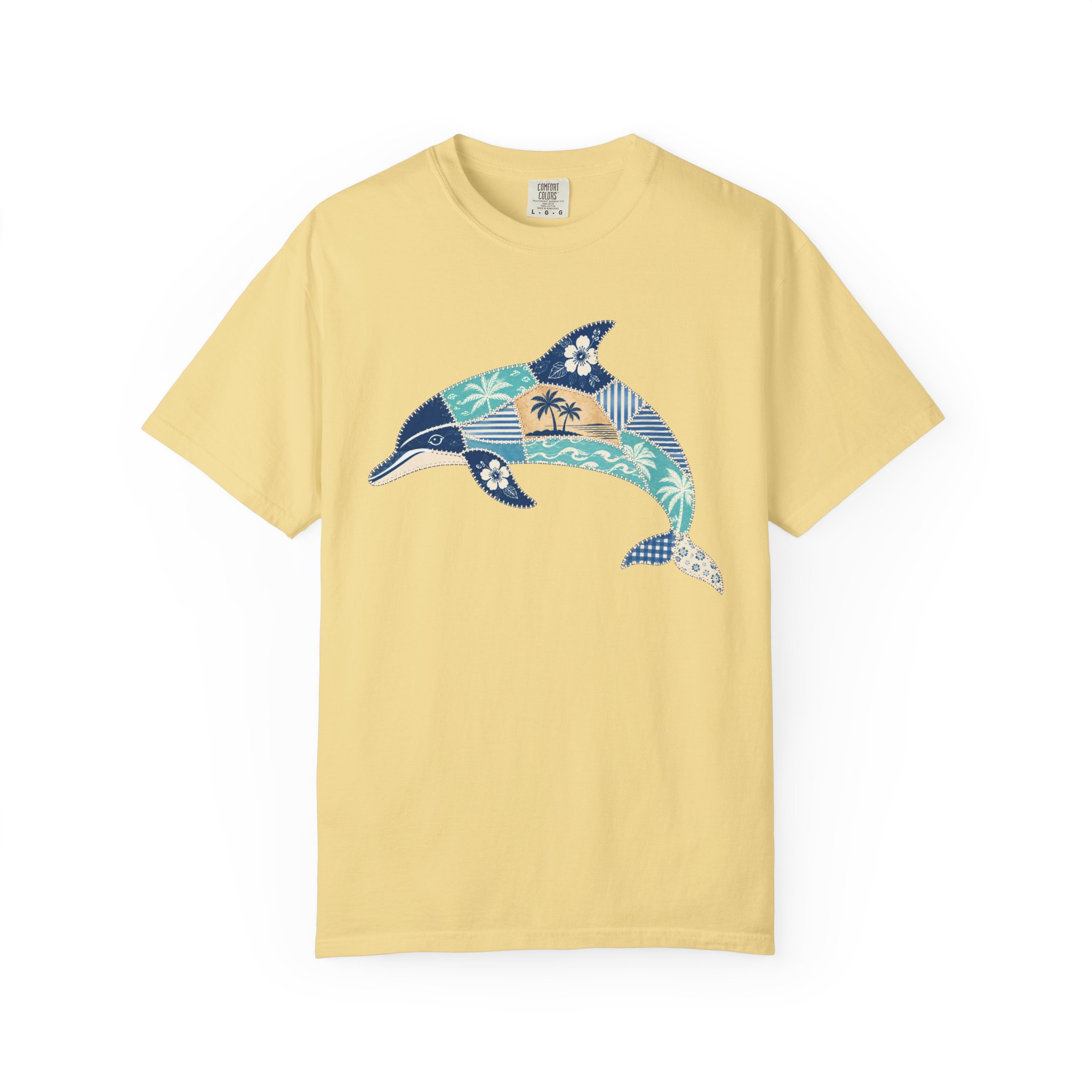 Patchwork Dolphin Tee - Image 3