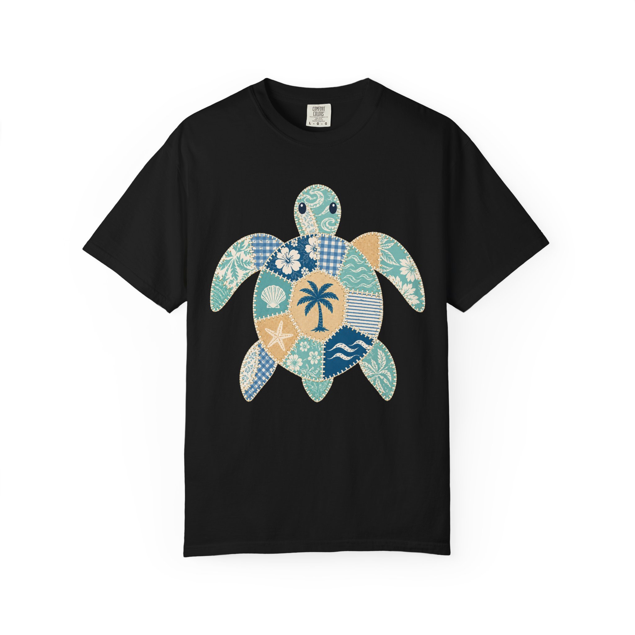 Patchwork Sea Turtle Tee - Image 10