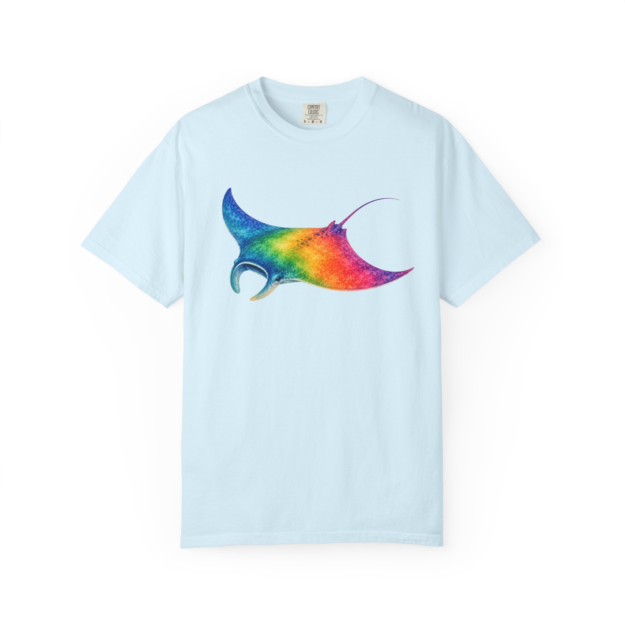 Rainbow Manta Ray Tee - Image 4
