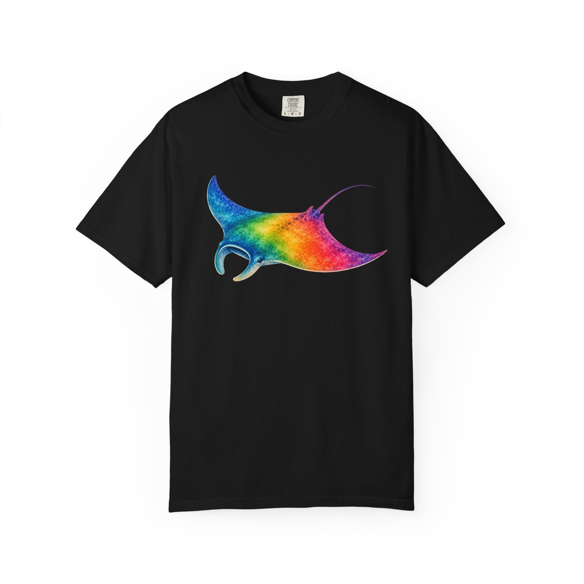 Rainbow Manta Ray Tee - Image 5