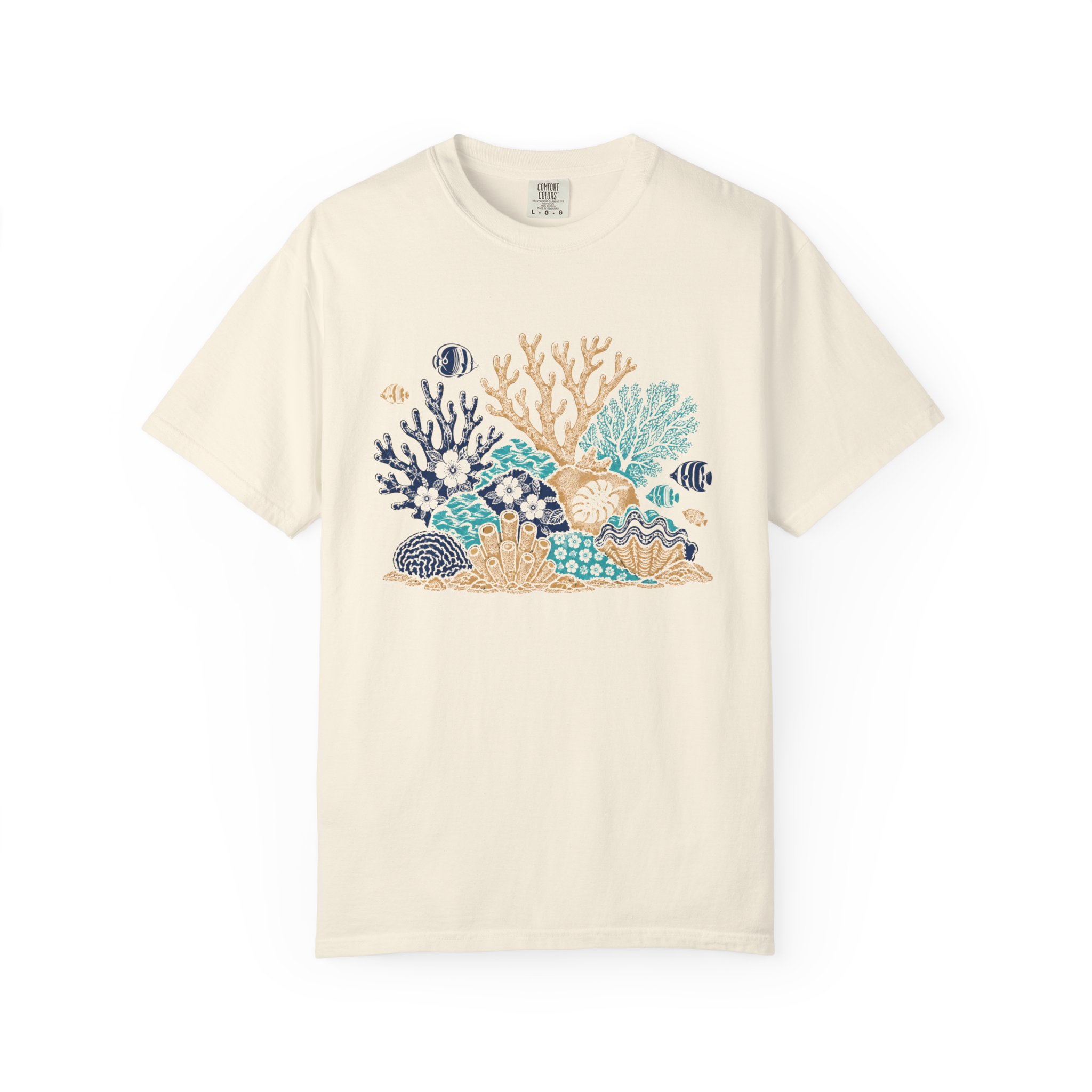 Patchwork Coral Reef Tee - Image 7