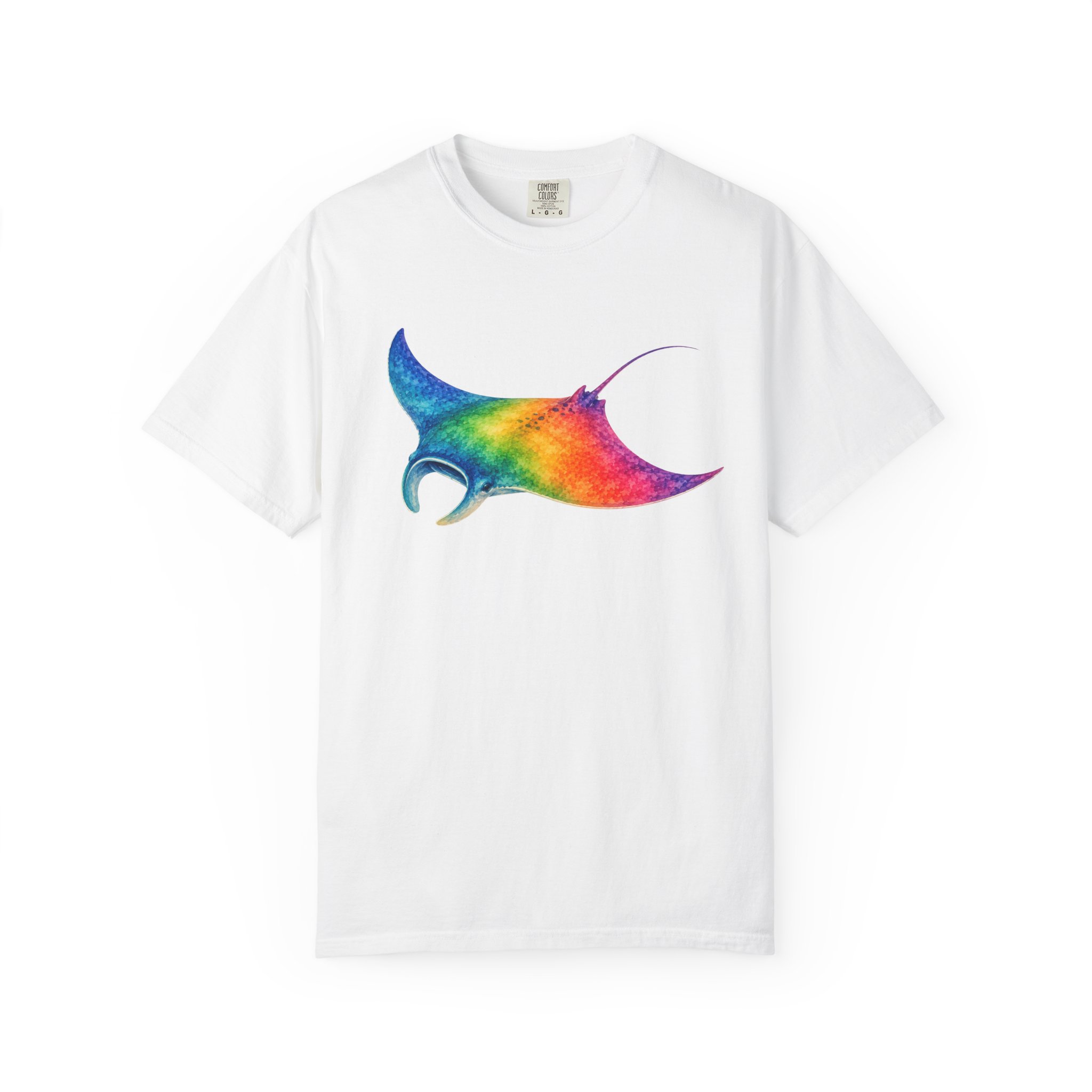 Rainbow Manta Ray Tee - Image 2
