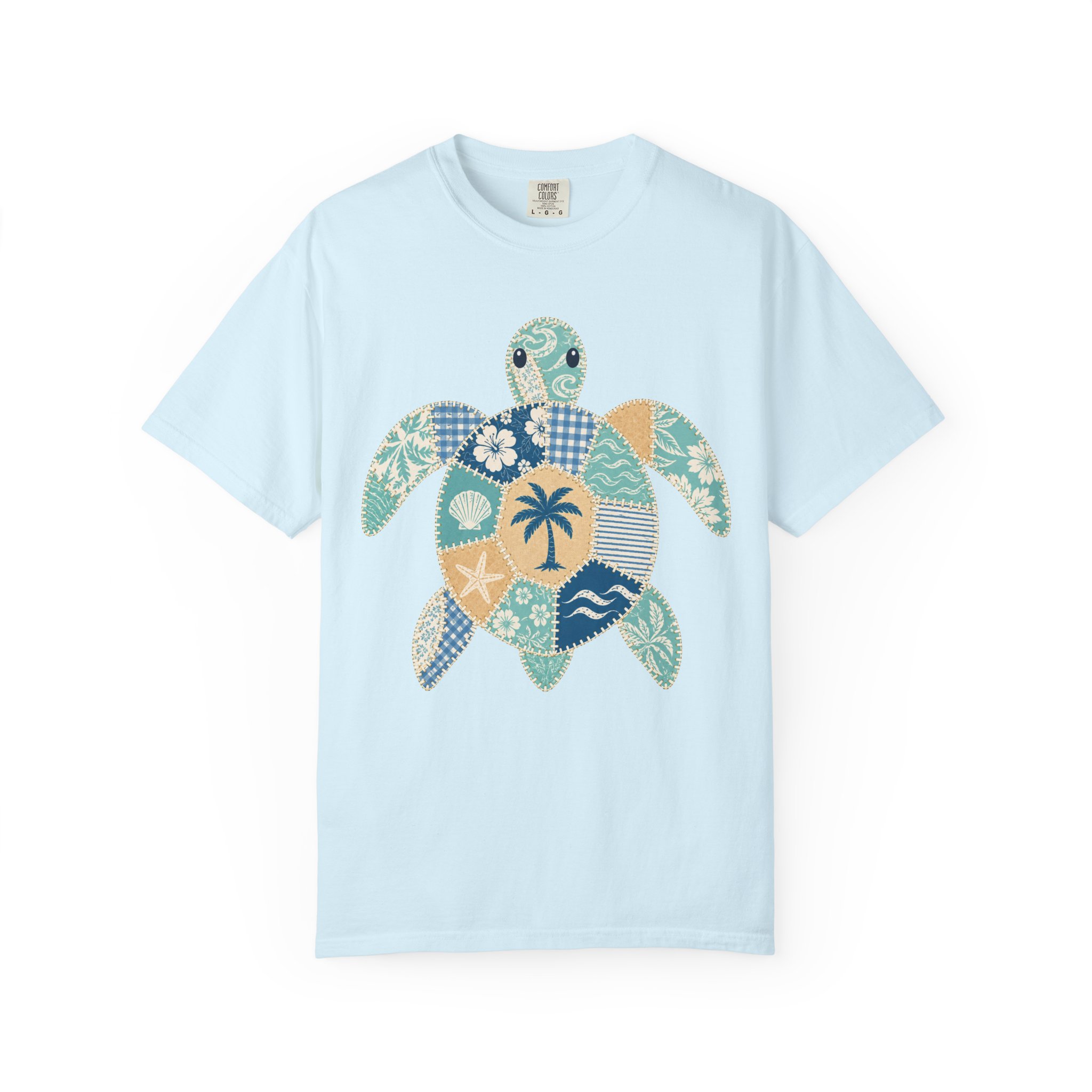 Patchwork Sea Turtle Tee - Image 7