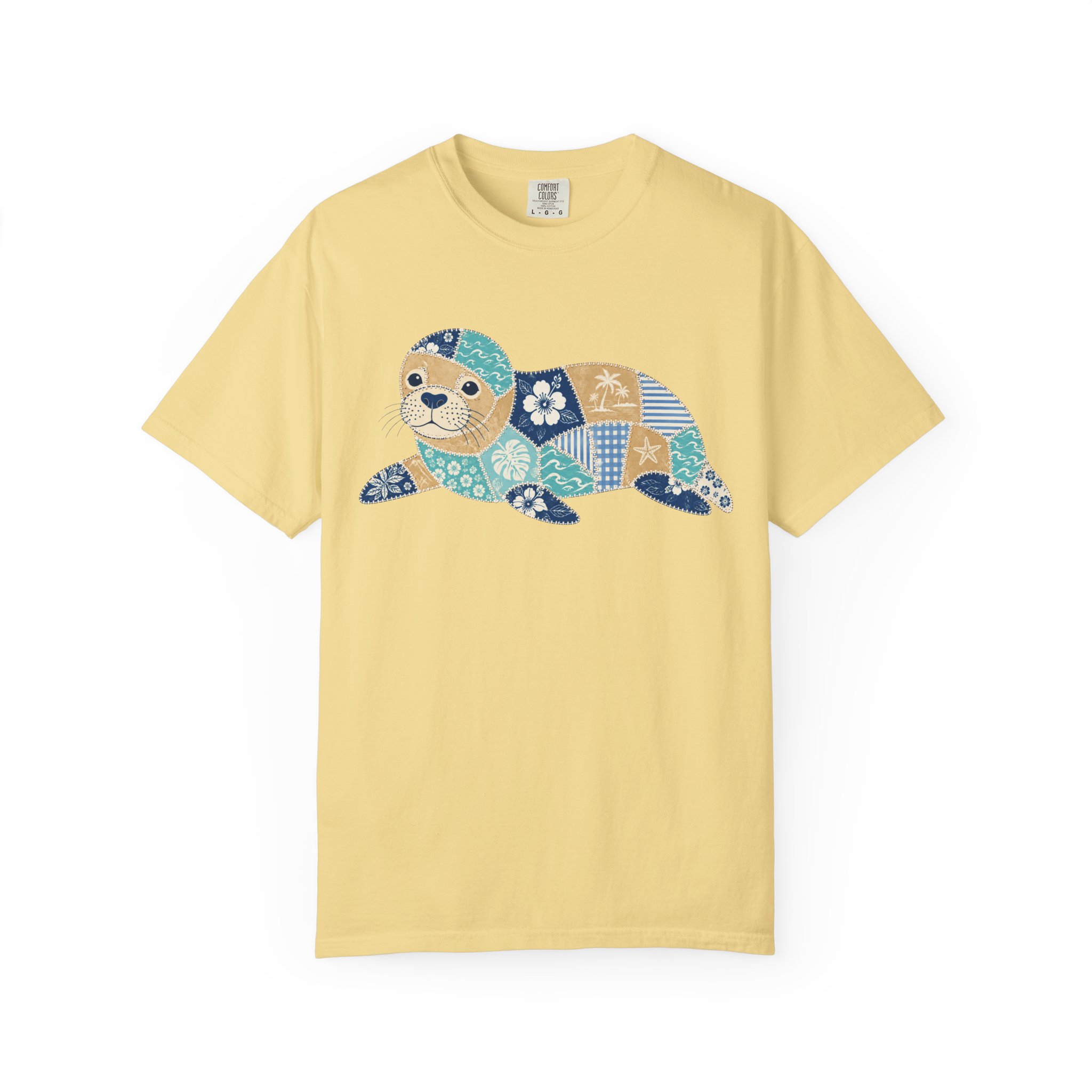 Patchwork Monk Seal Tee - Image 3