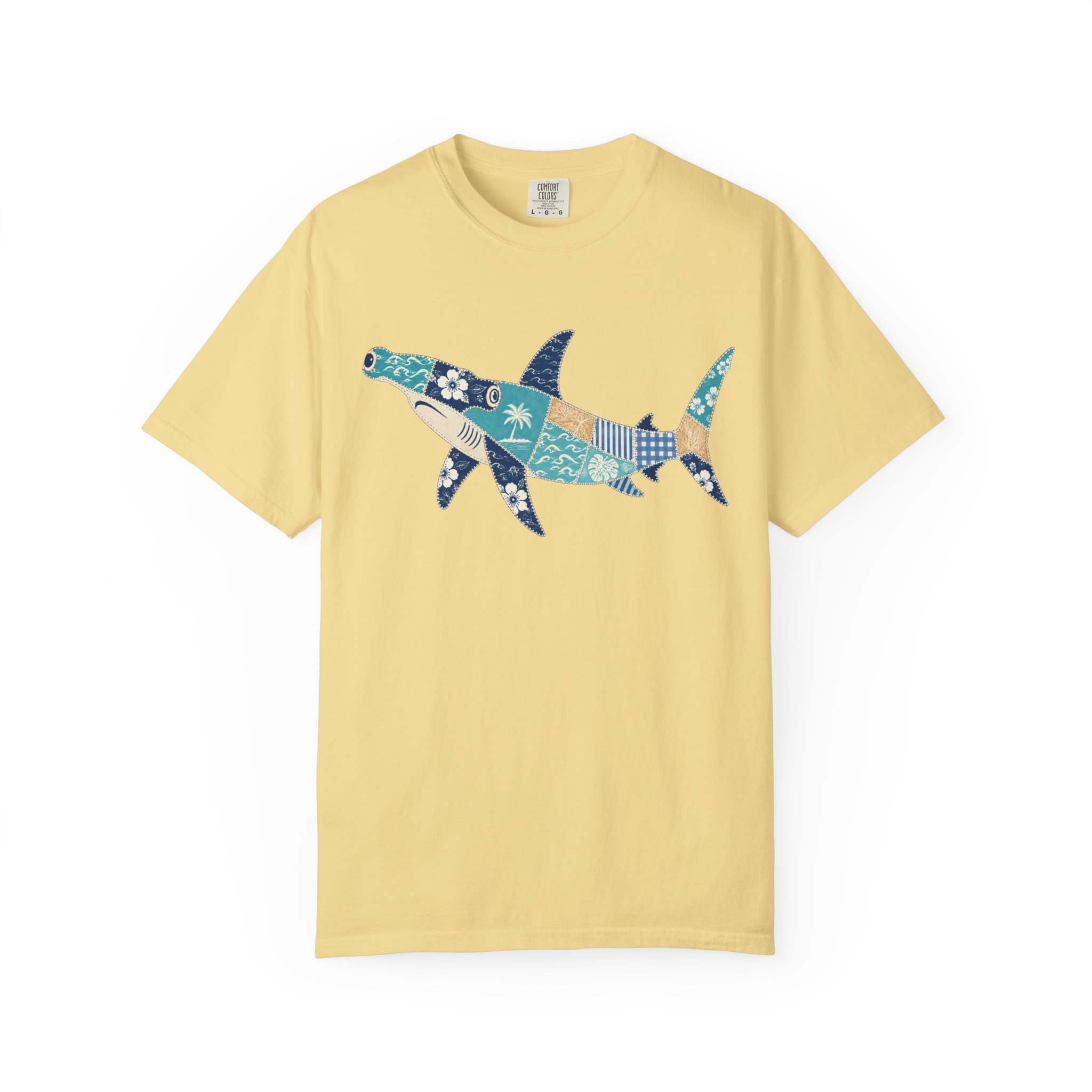 Patchwork Hammerhead Shark Tee - Image 3