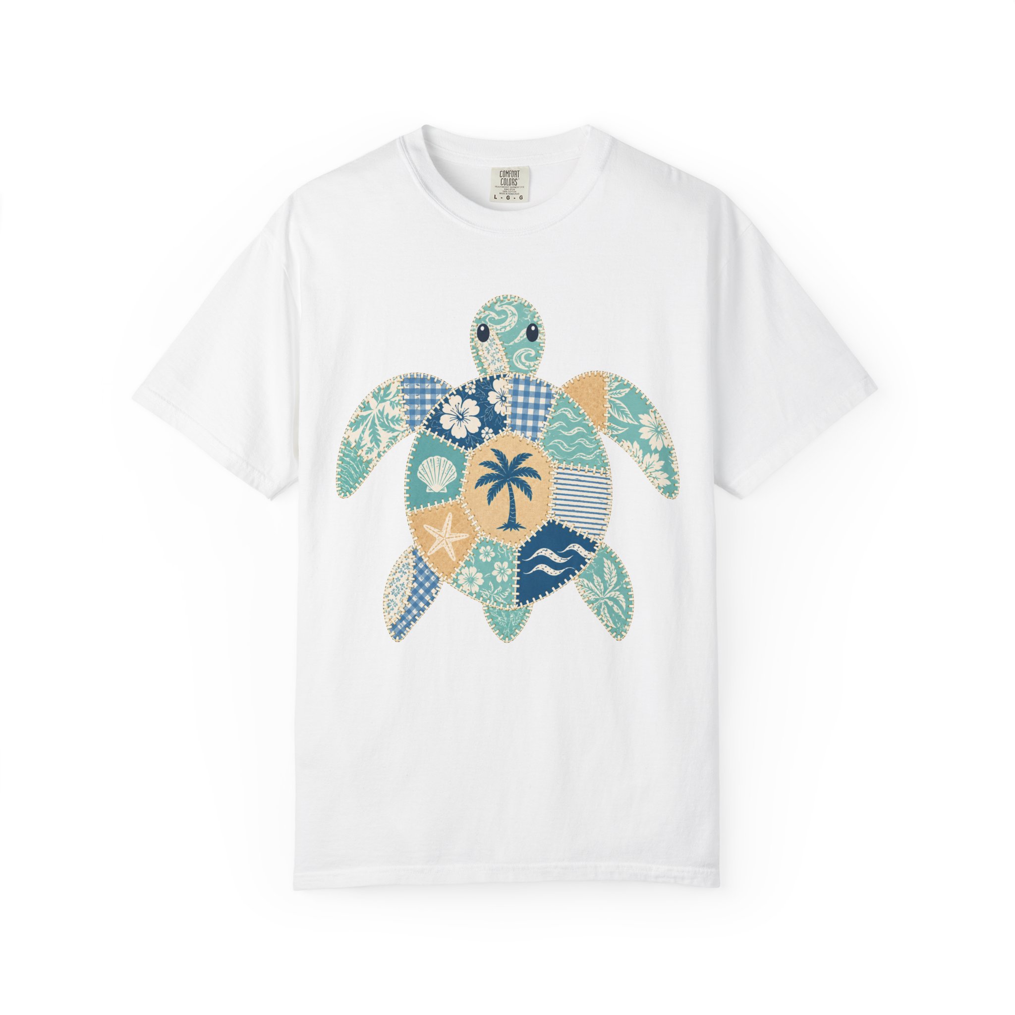 Patchwork Sea Turtle Tee - Image 2