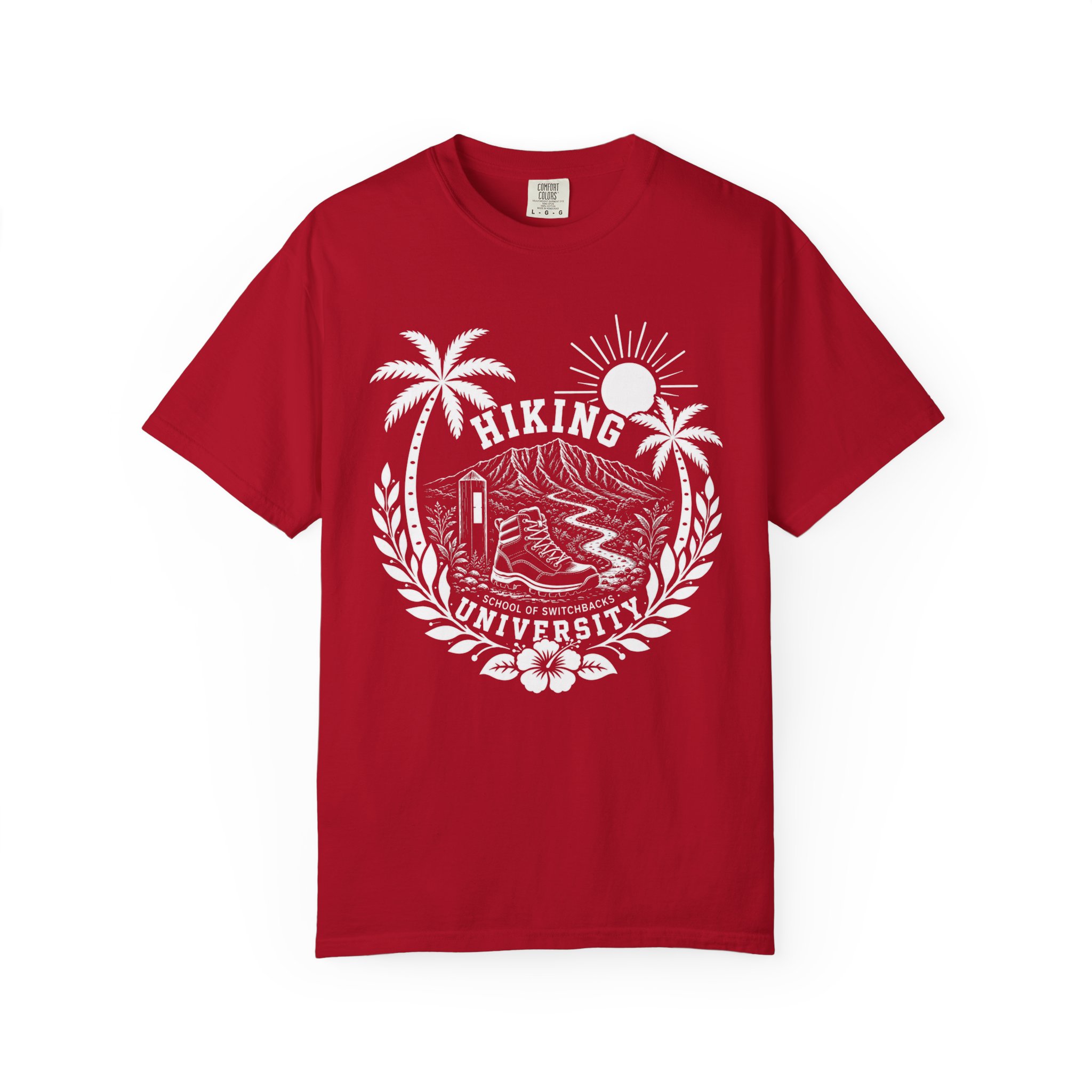 Hiking University crest T-shirt | Outdoor hiking tee - Image 8